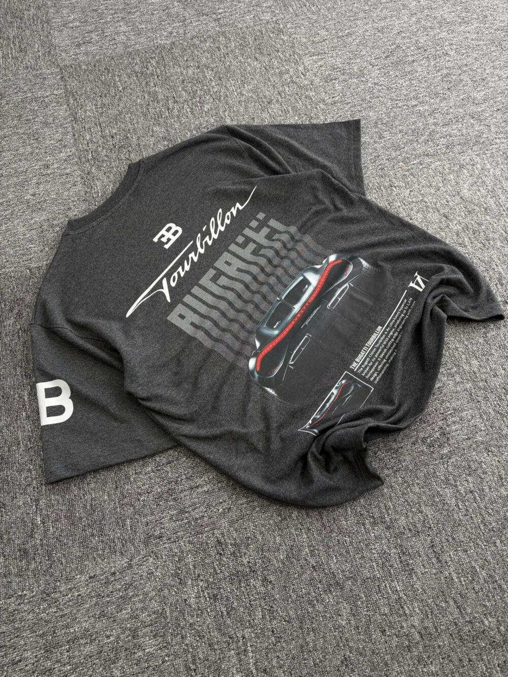 Bugatti Tourbillon Hypercar Graphic Oversize T-Shirt  – Premium Edition