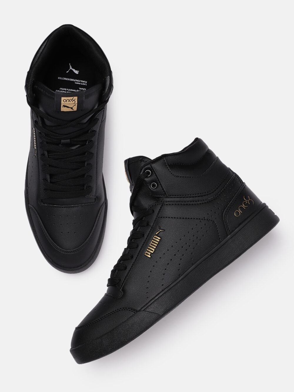 PUMA x One8 Shuffle Better V3 Mid-Top Sneakers