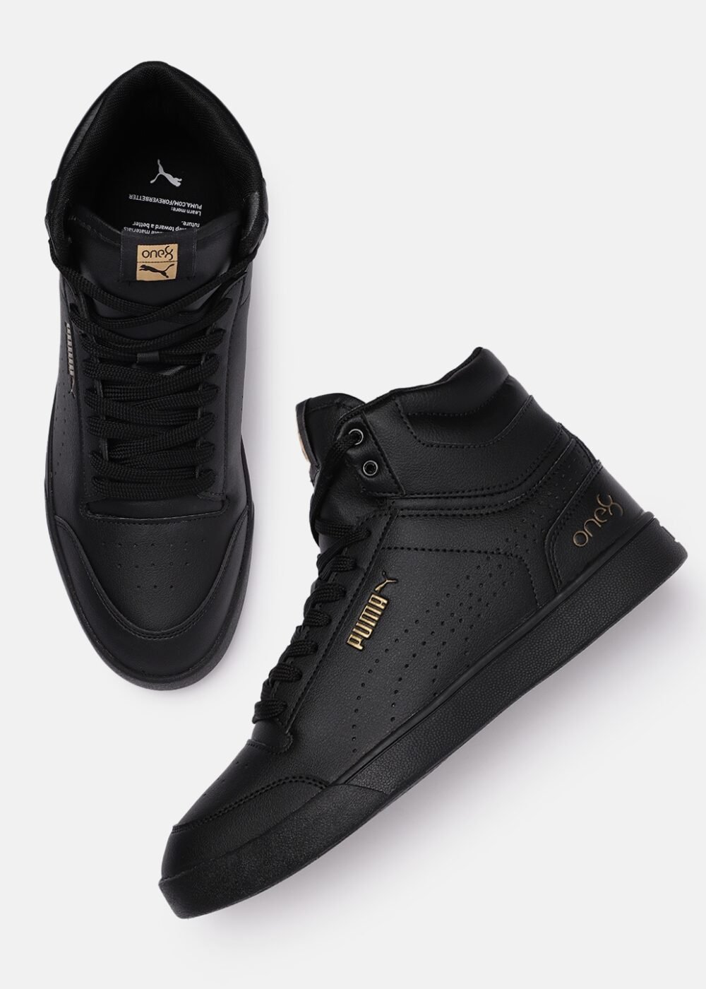 PUMA x One8 Shuffle Better V3 Mid-Top Sneakers