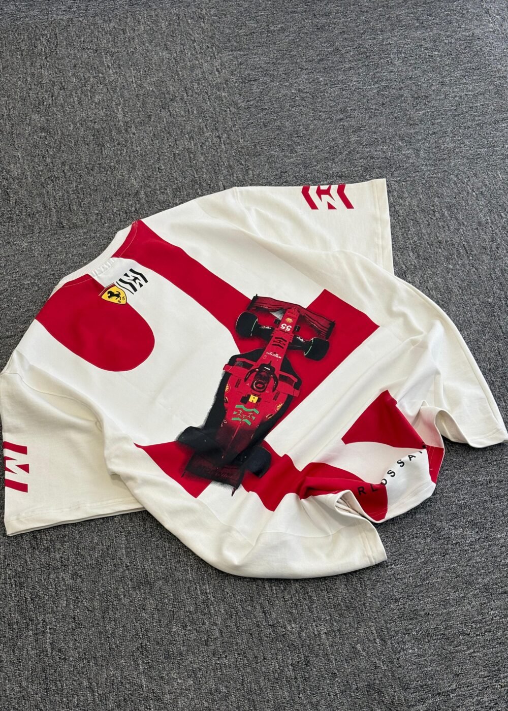 Ferrari Formula 1 Team Oversized T-Shirt - Authentic Racing Merchandise