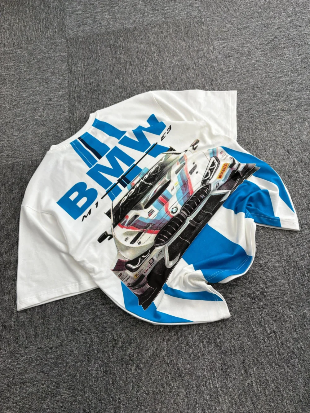 BMW M Motorsport Racing Car Graphic Oversize T-Shirt