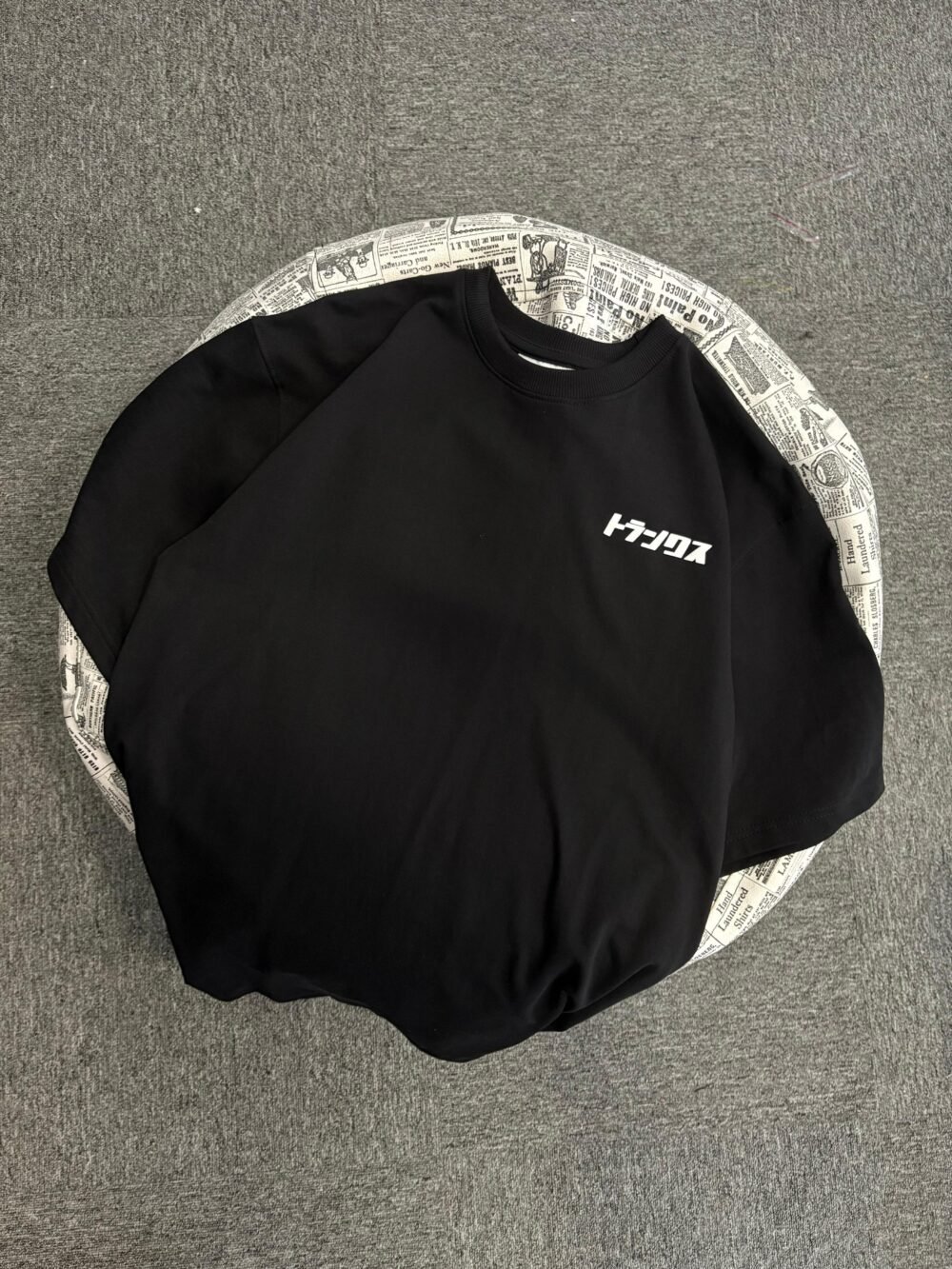 Futuristic Trunks Graphic Oversized T-Shirt with Lightning Design - Image 2
