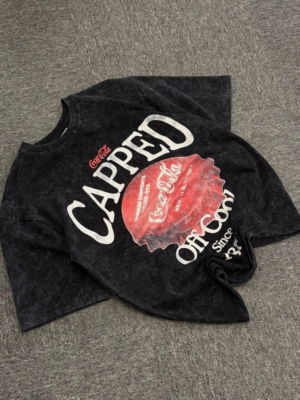 Vintage Coca-Cola Logo Oversized  T-Shirt