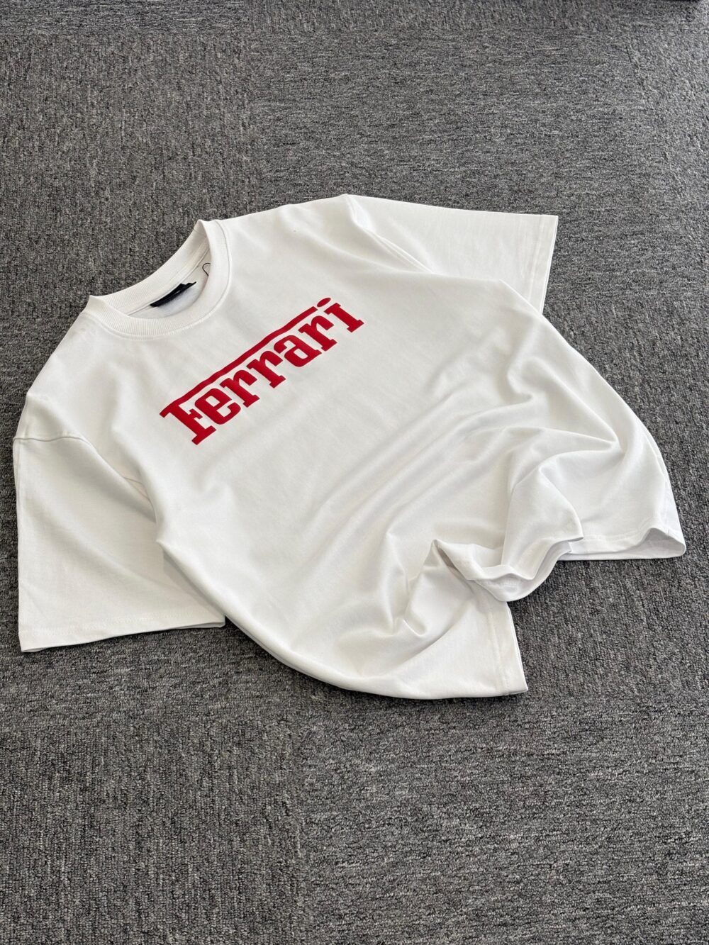 Ferrari FASTLIFE Oversized Graphic Tee – Limited Edition F1 Streetwear - Image 2