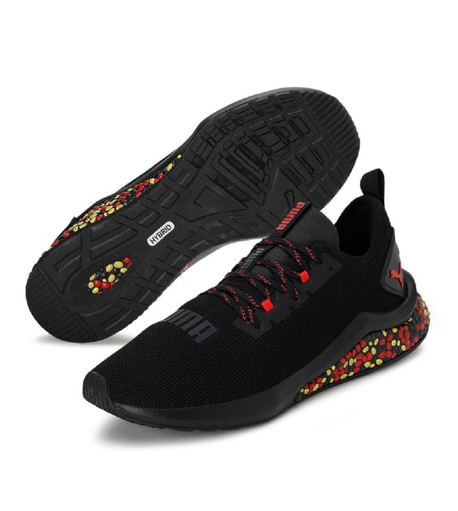 Puma Men's Hybrid NX Bold Black Running Shoes