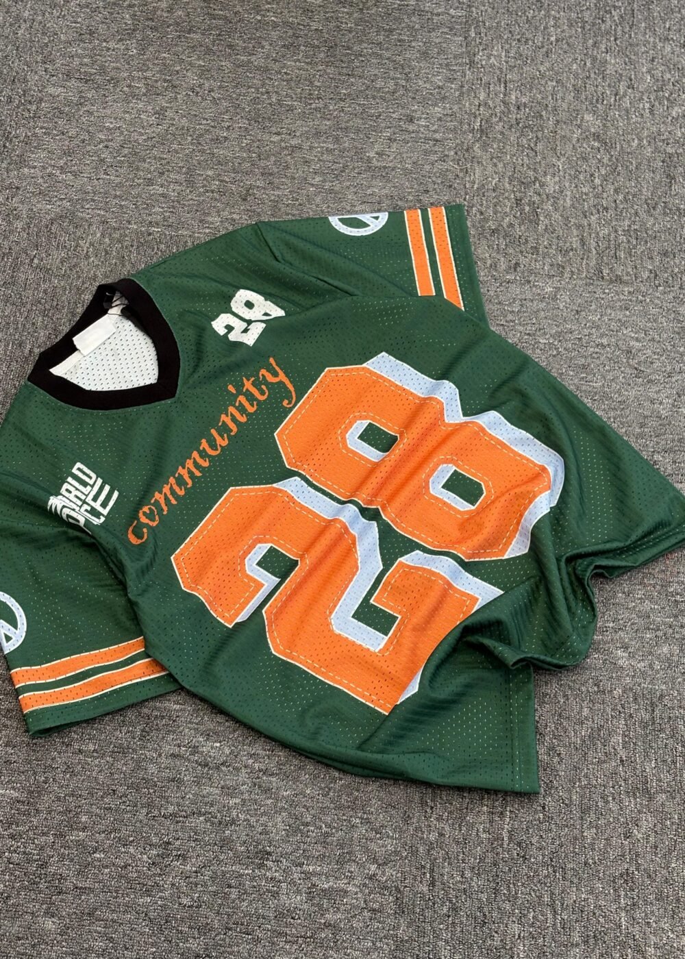 Community Spirit Green Mesh Jersey