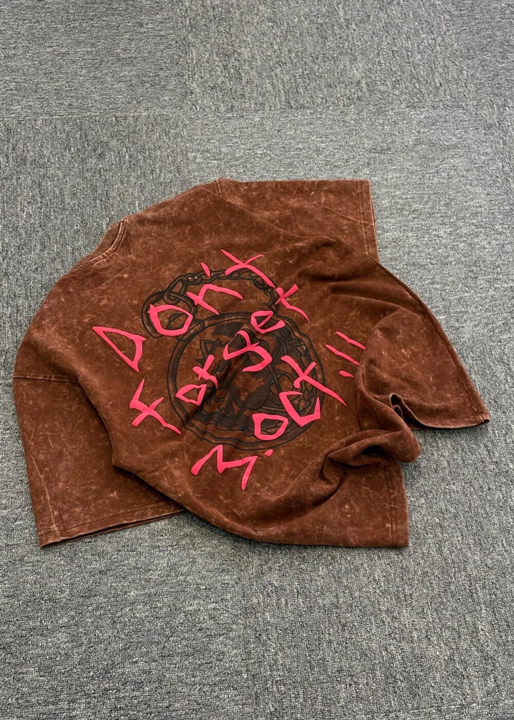 Obsidian Drift - Washed Black Fade Acid Washed Oversized T-Shirt