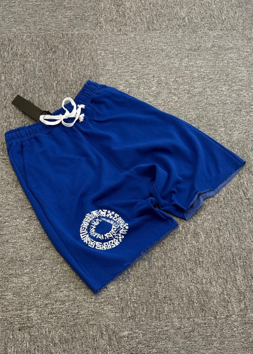 Electric Blue Graffiti Shorts