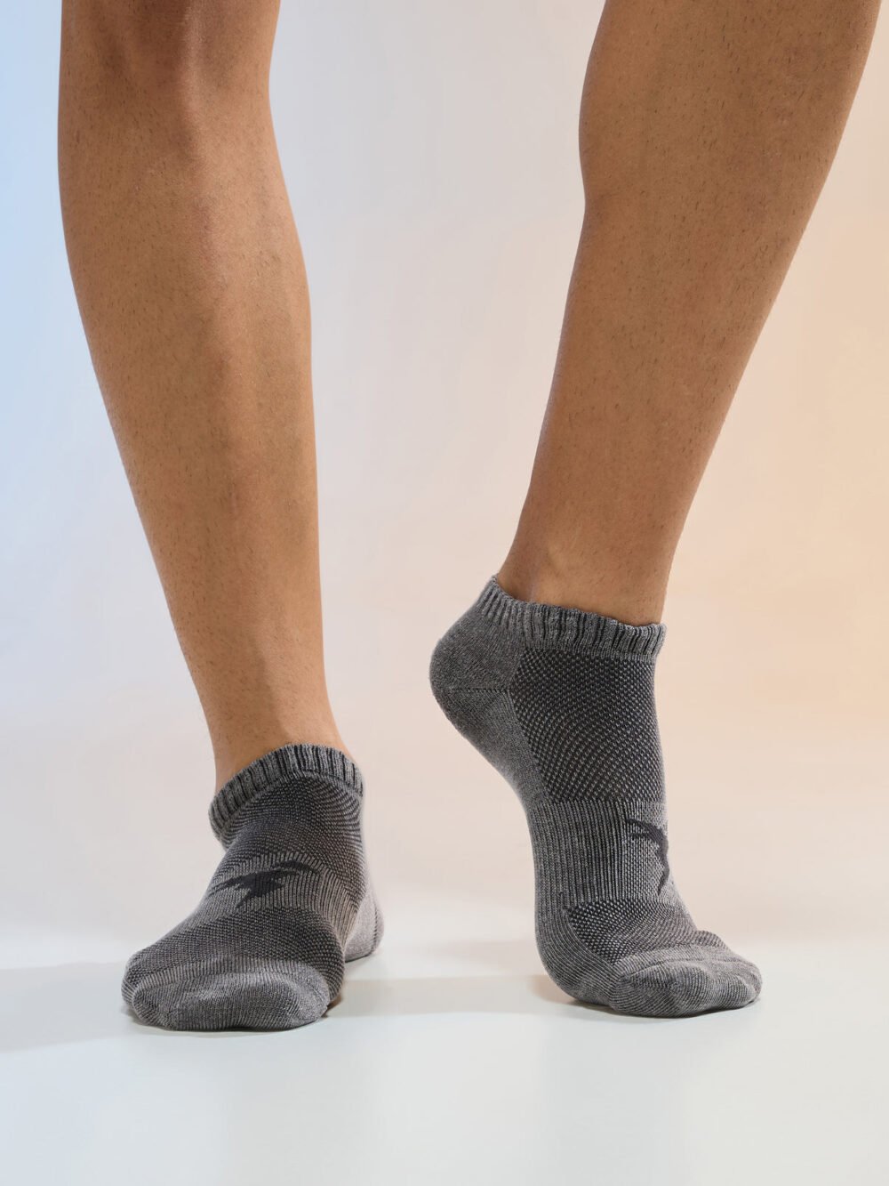 Premium Comfort Ankle Socks – Pack of 3 Pair (Grey, Charcoal, Blue) 3SET - Image 4
