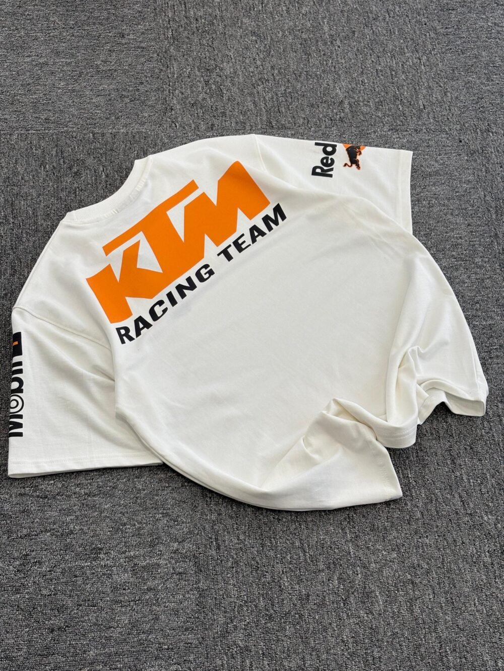 KTM Racing Team Oversized T-Shirt with Bold Orange Logo