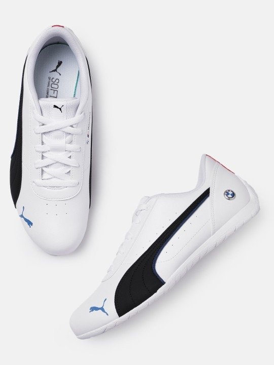 PUMA BMW M Motorsport Neo Cat Unisex Sneakers – White & Black