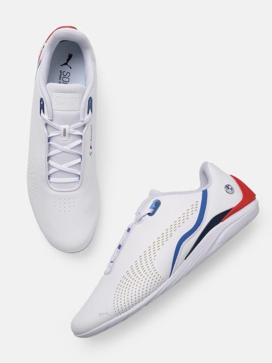 PUMA BMW M Motorsport Drift Cat Decima Unisex Sneakers – Sleek White with Motorsport-Inspired Style