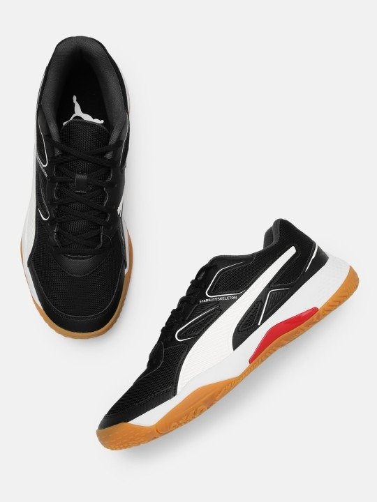 PUMA Indoor Court Pro – Black & Gum