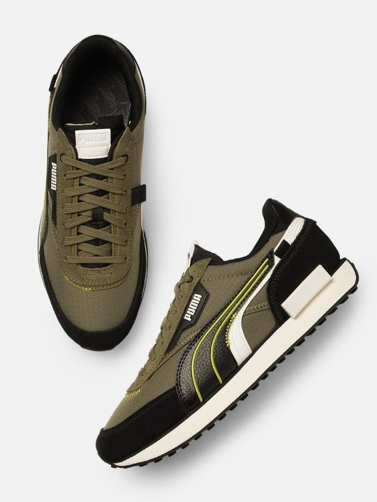 PUMA Future Rider Displaced Men's Sneakers – Olive Night/Black