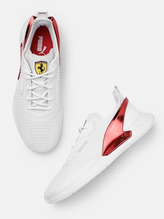 PUMA Ferrari White Red Motorsport Sneakers
