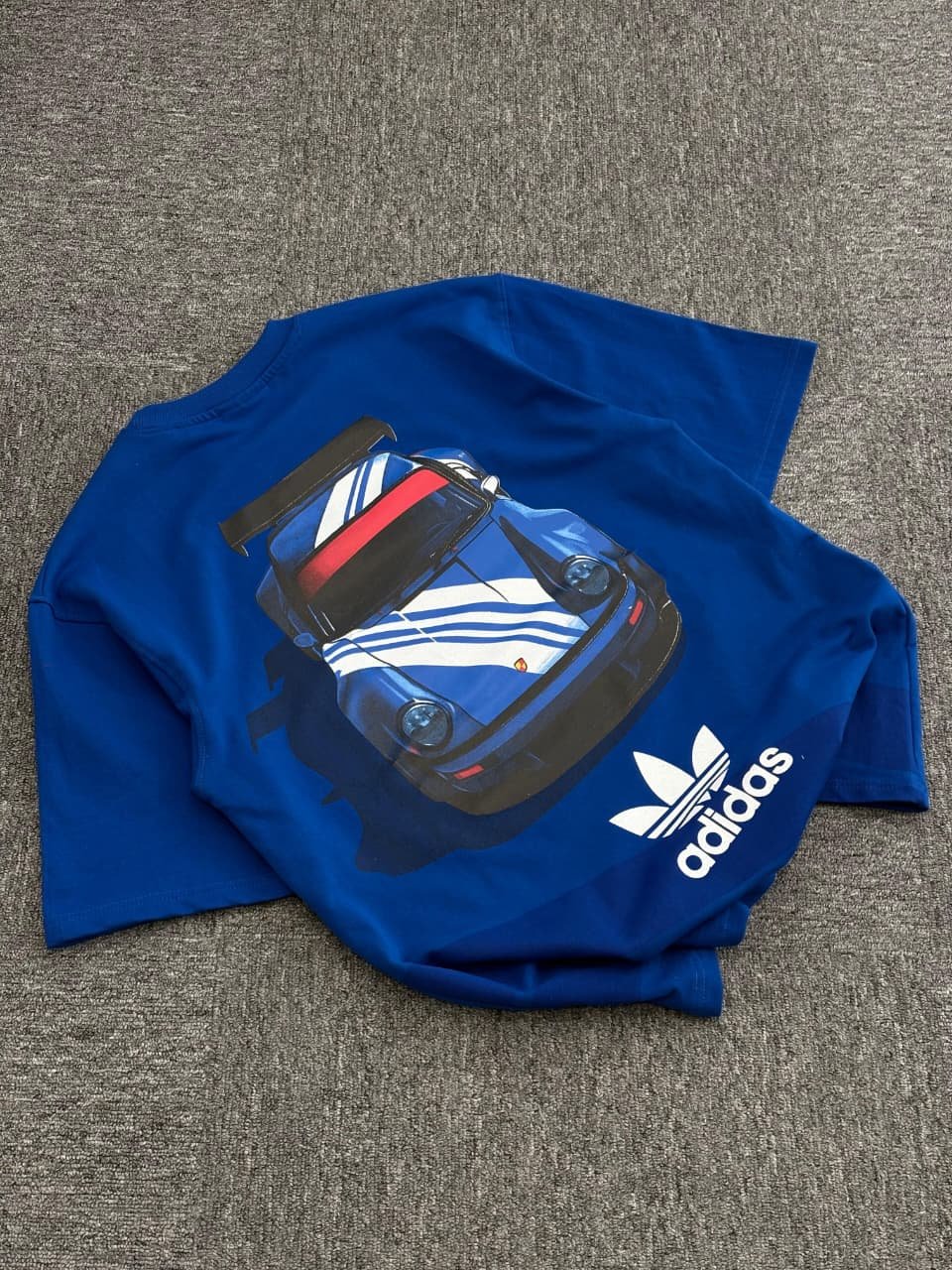 Adidas x Porsche Oversized Graphic T-Shirt (Blue)